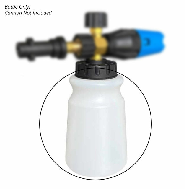 Snow Foam White HDPE Bottle 1L - Bottle only