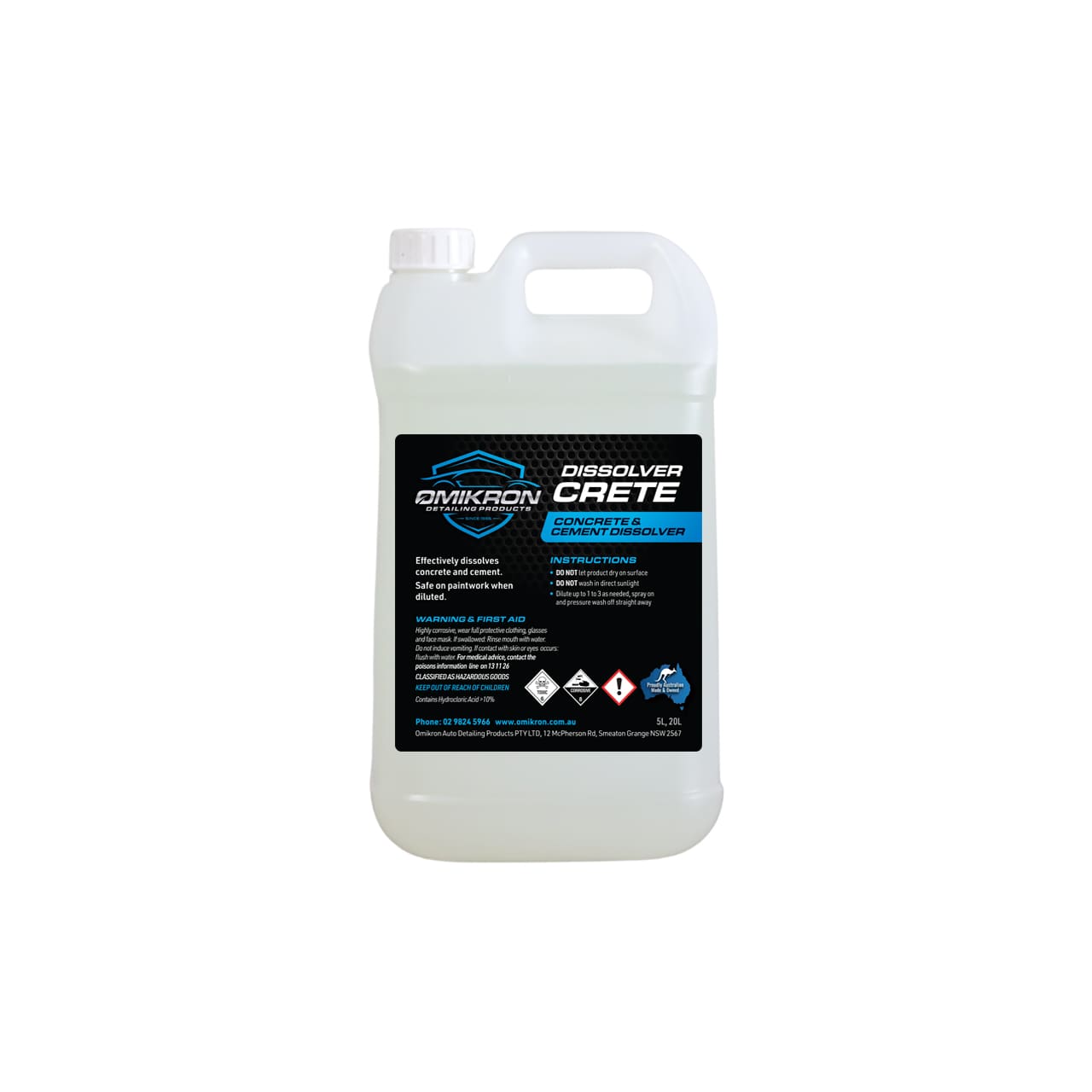 DISSOLVCRETE CONCRETE DISSOLVER 200L