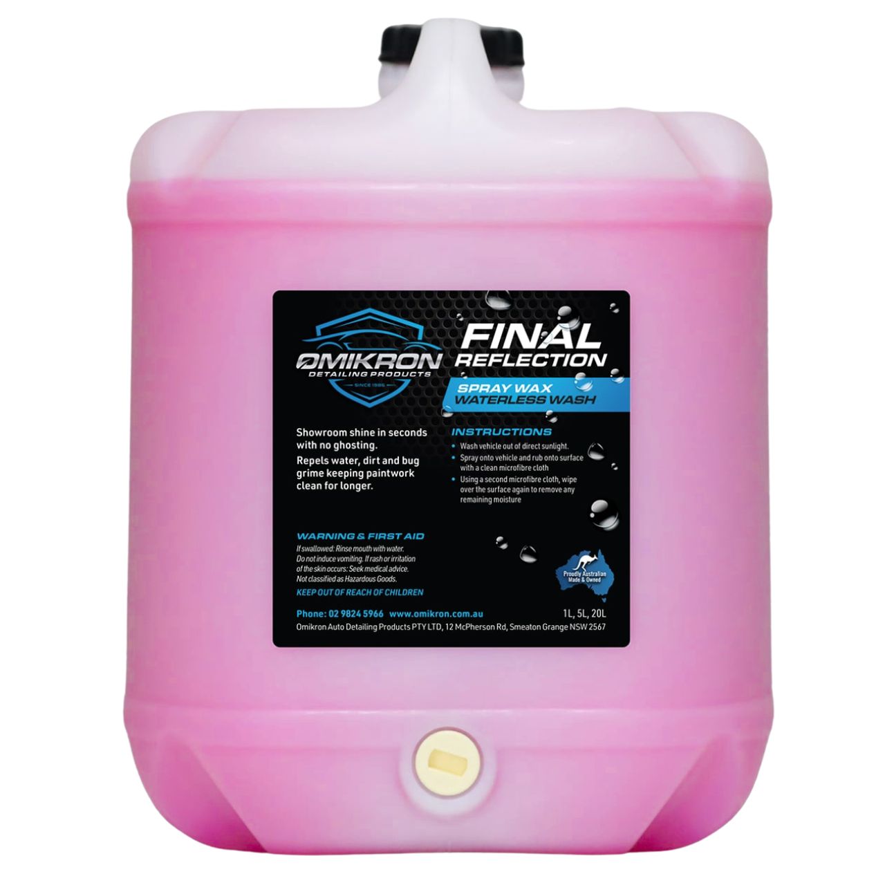 FINAL REFLECTION WATERLESS WASH 250ML