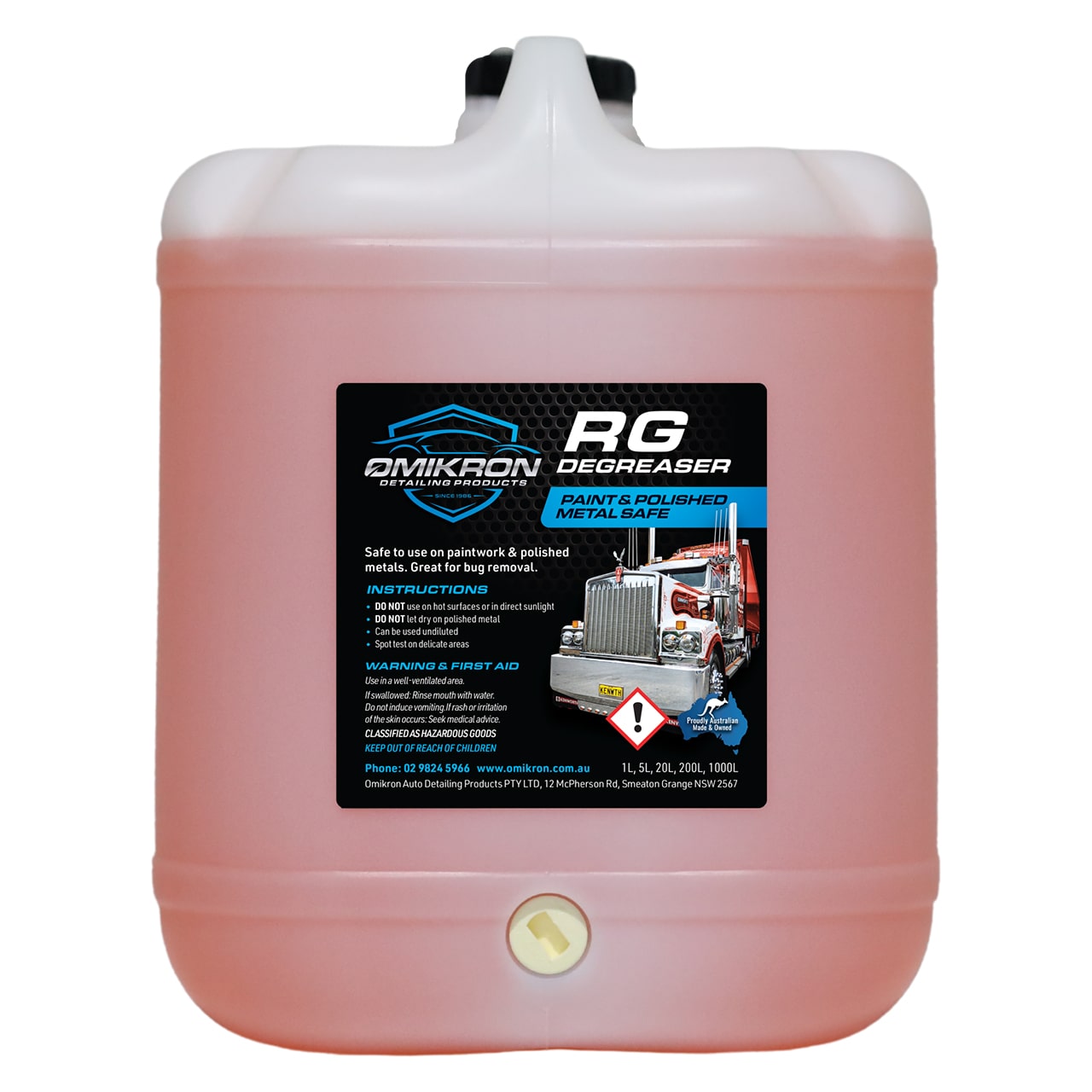 RG DEGREASER 20L