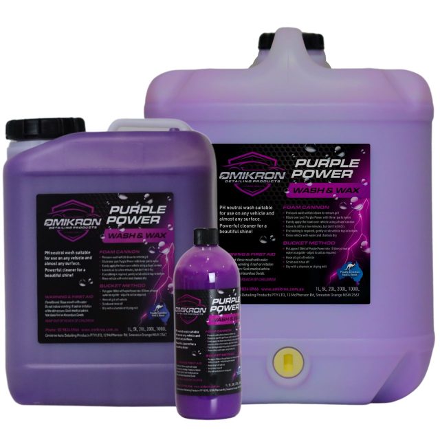 Purple Power Wash & Wax 20L